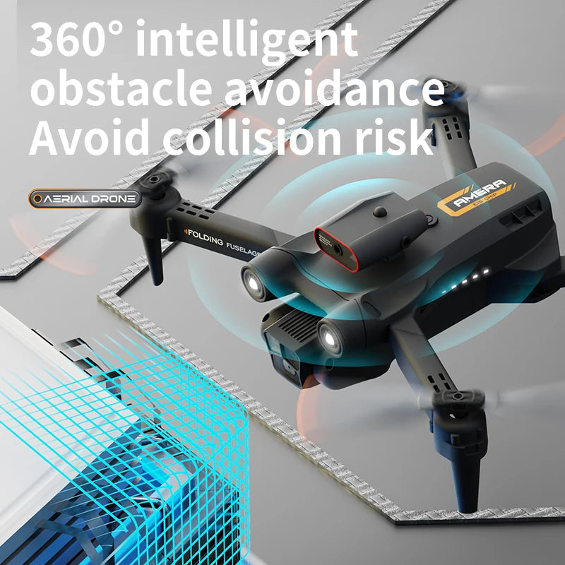 New M17 Max Drone 8K Professinal Optical Flow Dron Triple HD Camera Foldable RC Helicopter WIFI FPV Height Hold Sell LED 5000M