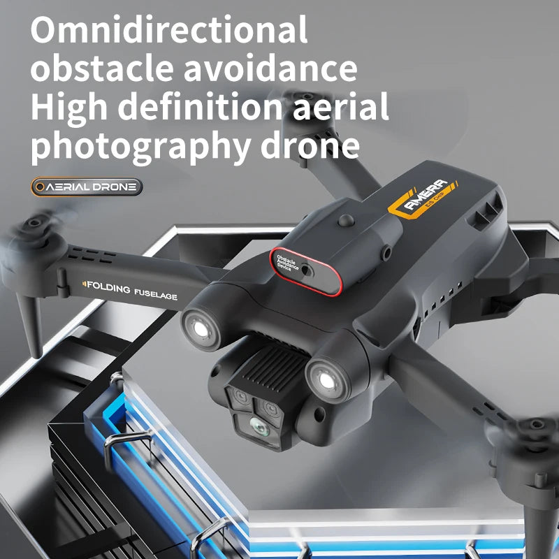 New M17 Max Drone 8K Professinal Optical Flow Dron Triple HD Camera Foldable RC Helicopter WIFI FPV Height Hold Sell LED 5000M