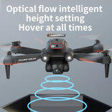 New M17 Max Drone 8K Professinal Optical Flow Dron Triple HD Camera Foldable RC Helicopter WIFI FPV Height Hold Sell LED 5000M