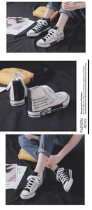 Girls School Student Casual Running Shoes Designer Fashion Youth Women Sneakers Woman's Rubber Canvas Shoes Female Flat Sneakers