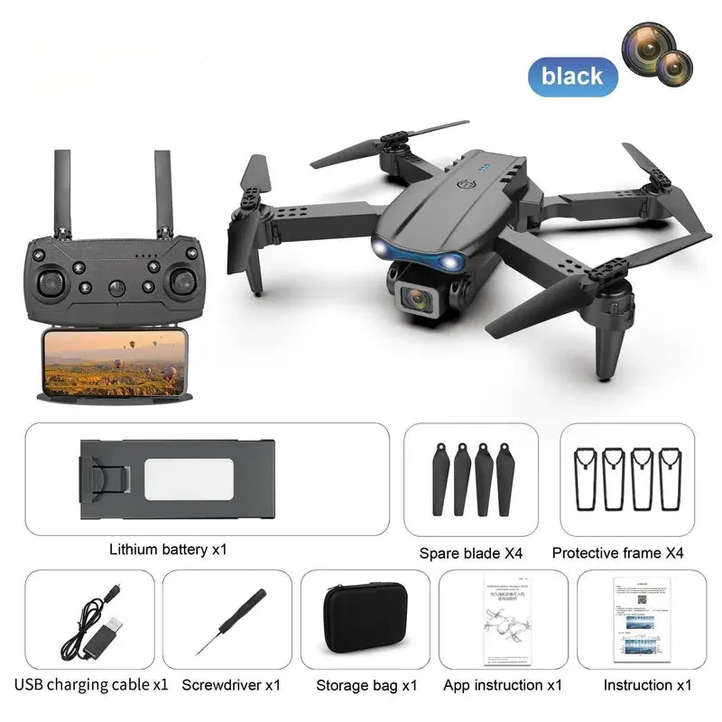 Drones with camera for Adults 8K,Auto-Follow, Trajectory Flight,One Key Take Off, 2 Batteries, Drones for Adults Kids Christmas