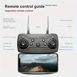 2025 E99 PRO RC Drone, HD Dual Camera FPV WiFi, Foldable RC Quadcopter Drone, RC Drone Toys For Beginners Men's Christmas Gifts