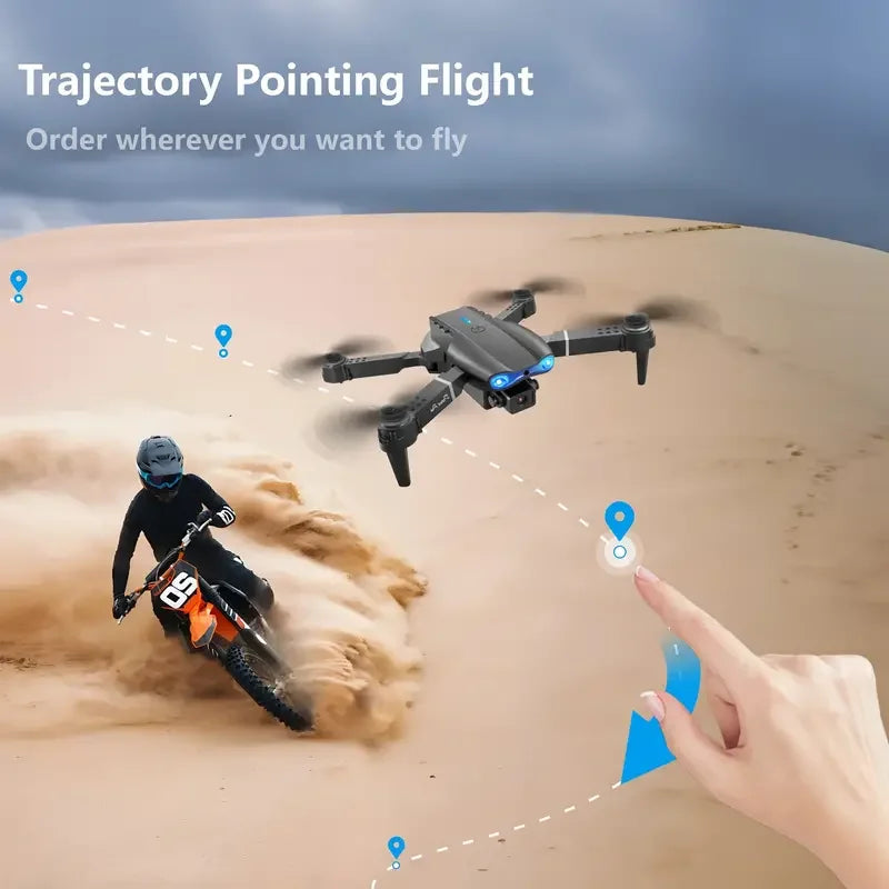 Drones with camera for Adults 8K,Auto-Follow, Trajectory Flight,One Key Take Off, 2 Batteries, Drones for Adults Kids Christmas