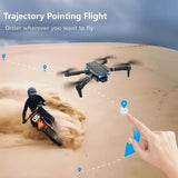 Drones with camera for Adults 8K,Auto-Follow, Trajectory Flight,One Key Take Off, 2 Batteries, Drones for Adults Kids Christmas