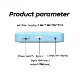 10000mah Foldable Magnetic Power Bank For IPhone External Battery Powerbank Wireless Charger For iPhone Huawei Xiaomi Samsung