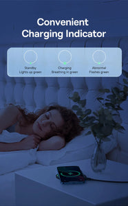 Baseus 15W Fast Wireless Charger For iPhone 16 15 14 13 Airpods Visible Qi Wireless Charging Pad For Samsung S22 S10 Xiaomi LG