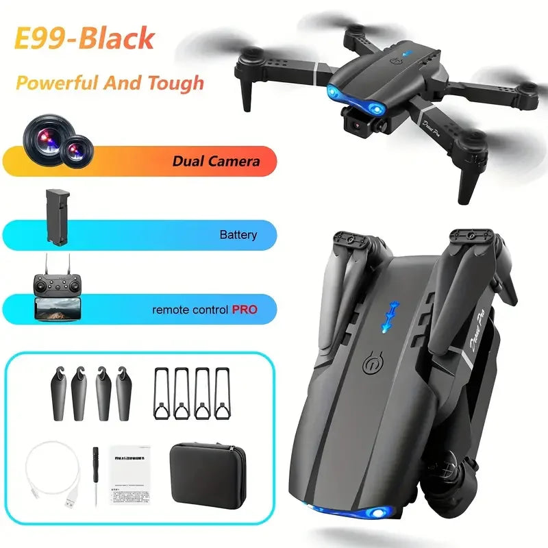 Drones with camera for Adults 8K,Auto-Follow, Trajectory Flight,One Key Take Off, 2 Batteries, Drones for Adults Kids Christmas