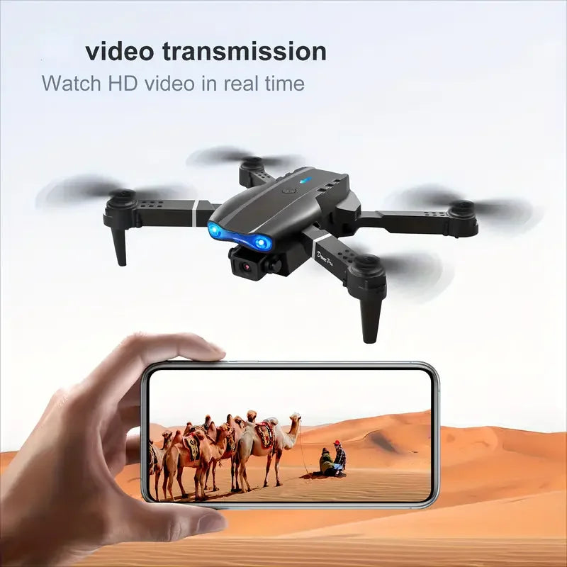 Drones with camera for Adults 8K,Auto-Follow, Trajectory Flight,One Key Take Off, 2 Batteries, Drones for Adults Kids Christmas