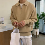 Men Korean Fashion Knitwear Harajuku Knit Sweater