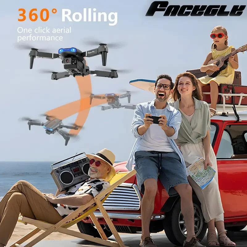 Drones with camera for Adults 8K,Auto-Follow, Trajectory Flight,One Key Take Off, 2 Batteries, Drones for Adults Kids Christmas