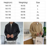 Men Korean Fashion Knitwear Harajuku Knit Sweater