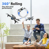 Drones with camera for Adults 8K,Auto-Follow, Trajectory Flight,One Key Take Off, 2 Batteries, Drones for Adults Kids Christmas