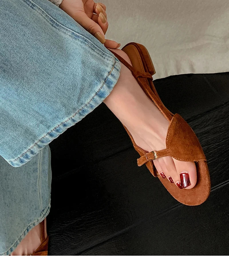 Bohemian Style Summer Women Sandals Fashion Open Toe Flats Sandal Shoes Ladies Outdoor Beach Vaction Footwear