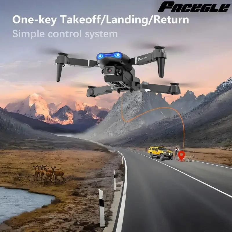Drones with camera for Adults 8K,Auto-Follow, Trajectory Flight,One Key Take Off, 2 Batteries, Drones for Adults Kids Christmas
