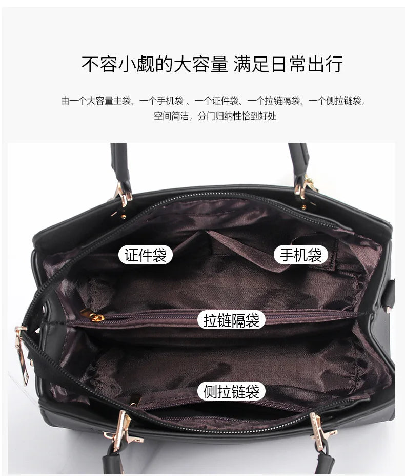 Women Bag Shoulder Handbag Women Vintage Messenger Bag