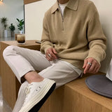Men Korean Fashion Knitwear Harajuku Knit Sweater