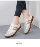 Women Shoes Fashion Casual Flats Vulcanize Shoes Ladies Outdoor Walking Sneakers Women Comfortable Classical Shoes Black White
