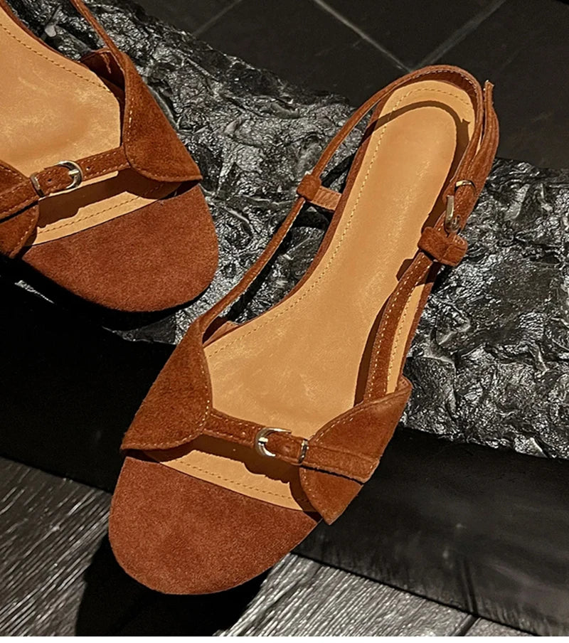 Bohemian Style Summer Women Sandals Fashion Open Toe Flats Sandal Shoes Ladies Outdoor Beach Vaction Footwear