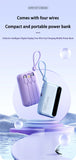 Xiaomi 100000mAh Large Capacity Power Bank Portable fast charging power bank with built-in 4 Cables Battery For IPhone Samsung