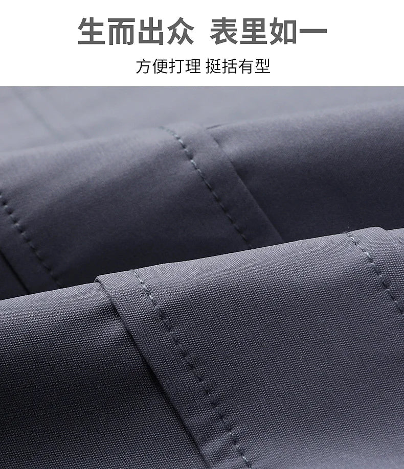 Spring Autumn Long Trench Men Fashion Business Casual Windbreaker Coat Mens Solid Single Breasted Trench Outerwear Plus Size 5Xl