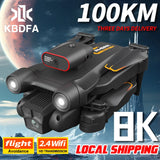 New M17 Max Drone 8K Professinal Optical Flow Dron Triple HD Camera Foldable RC Helicopter WIFI FPV Height Hold Sell LED 5000M