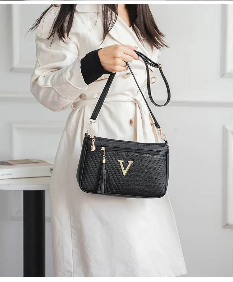 Women's Middle-aged Crossbody Bag Korean Version 2025