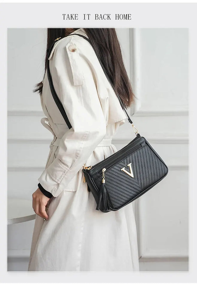 Women's Middle-aged Crossbody Bag Korean Version 2025