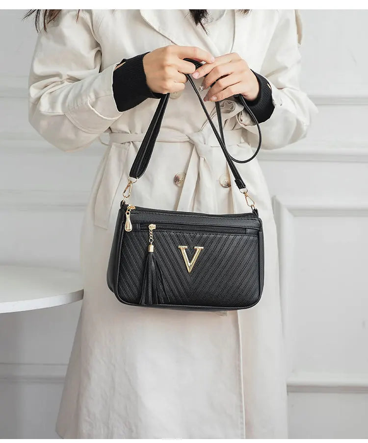 Women's Middle-aged Crossbody Bag Korean Version 2025