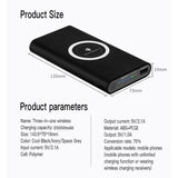 Wireless Power Bank Samsung Fast Charging 20000mAh Portable LED Display External Battery Pack for iPhone Xiaomi Huawei PowerBank