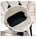 New Fashion Lingge Shell Bag Single Shoulder Messenger Bag