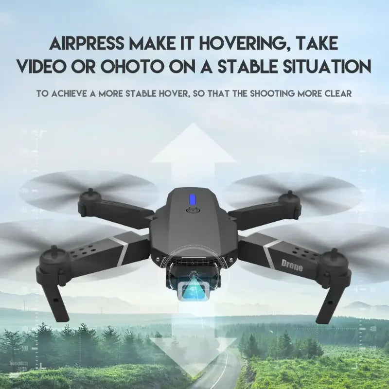2025 E99 PRO RC Drone, HD Dual Camera FPV WiFi, Foldable RC Quadcopter Drone, RC Drone Toys For Beginners Men's Christmas Gifts