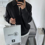 Men Korean Fashion Knitwear Harajuku Knit Sweater