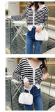 New Fashion Lingge Shell Bag Single Shoulder Messenger Bag