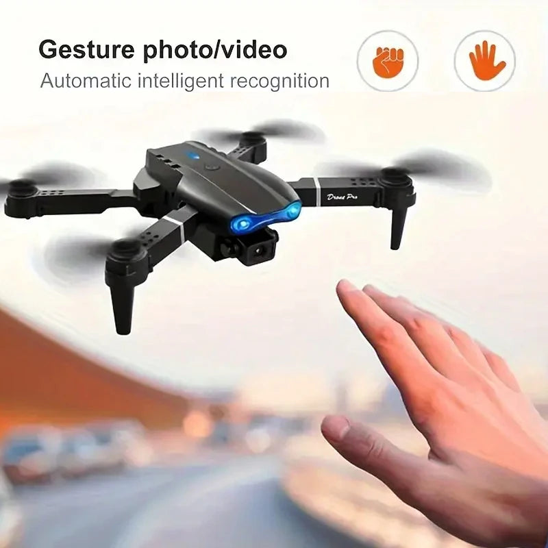 2025 E99 PRO RC Drone, HD Dual Camera FPV WiFi, Foldable RC Quadcopter Drone, RC Drone Toys For Beginners Men's Christmas Gifts