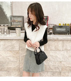 New Fashion Lingge Shell Bag Single Shoulder Messenger Bag
