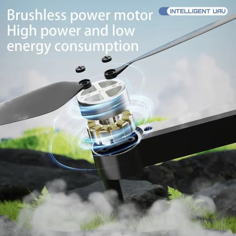 Adult drone with camera 4k hover overhead shooting, brushless motor, fpv intelligent obstacle avoidance and other modes