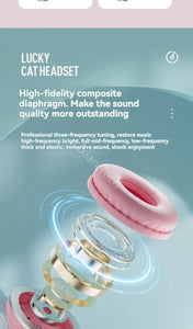 RGB Glow Portable Headphones Blutooth