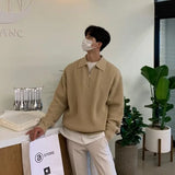 Men Korean Fashion Knitwear Harajuku Knit Sweater
