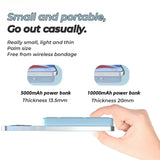 10000mah Foldable Magnetic Power Bank For IPhone External Battery Powerbank Wireless Charger For iPhone Huawei Xiaomi Samsung