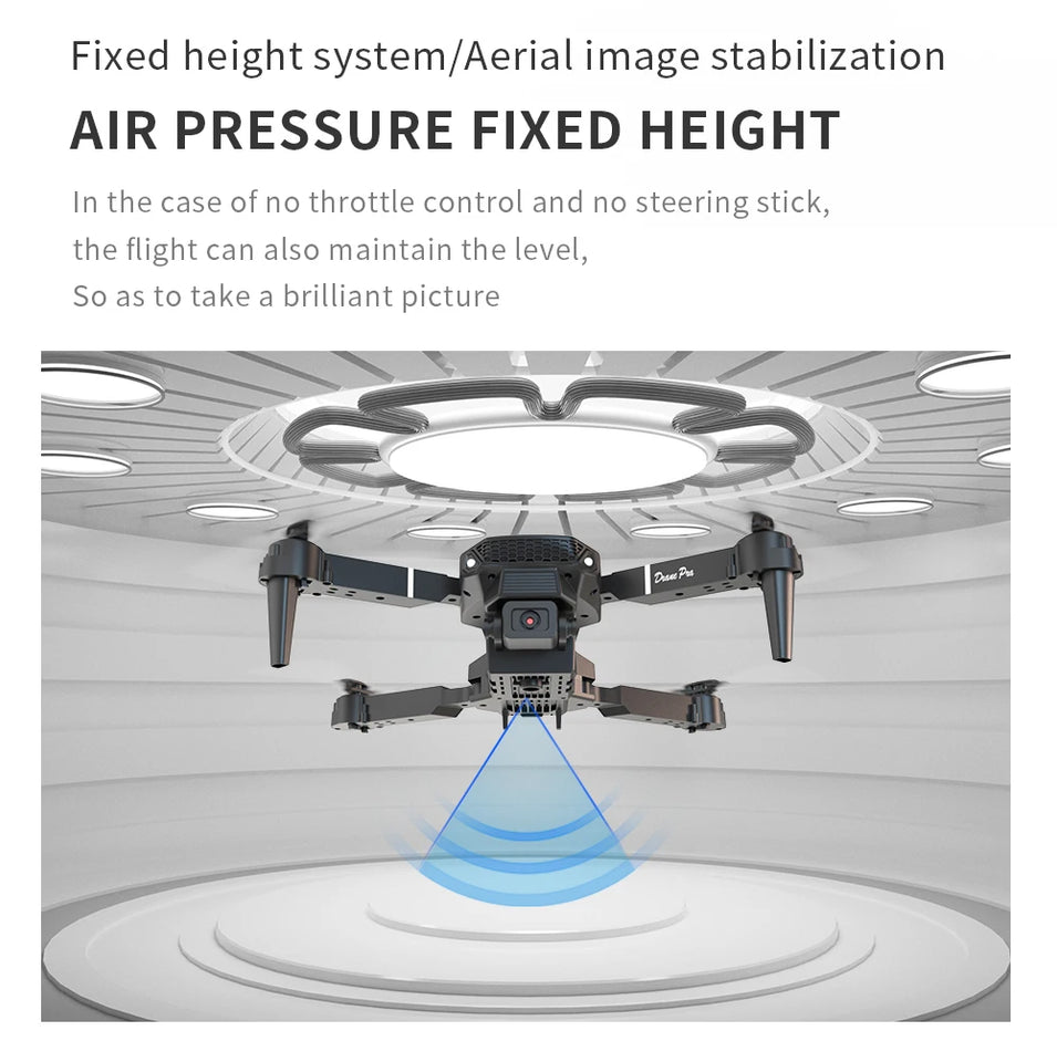 Professional Drone E88 wide-angle HD Camera WiFi FPV height hold collapsible Halloween, Thanksgiving, Christmas, gifts