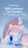 RGB Glow Portable Headphones Blutooth